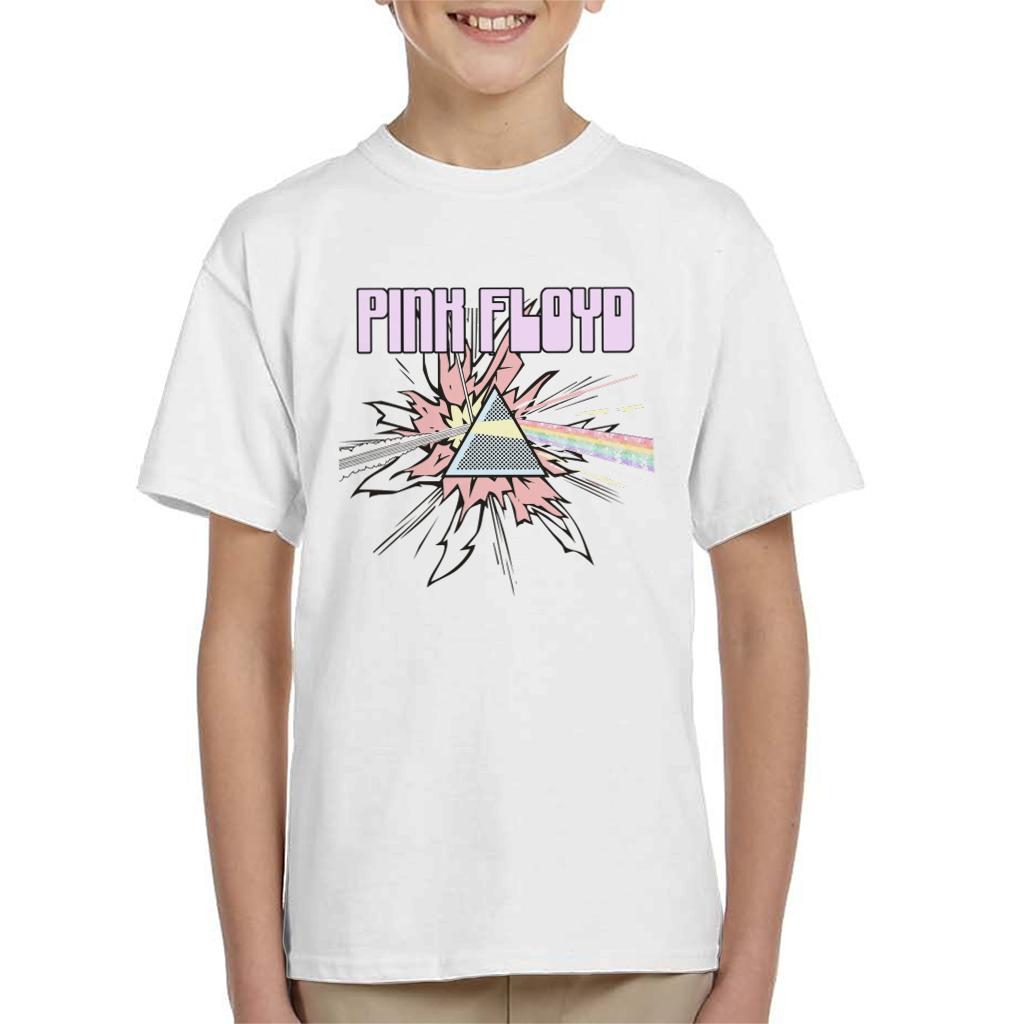 Pink Floyd Pastel Prism Kid's T-Shirt-ALL + EVERY