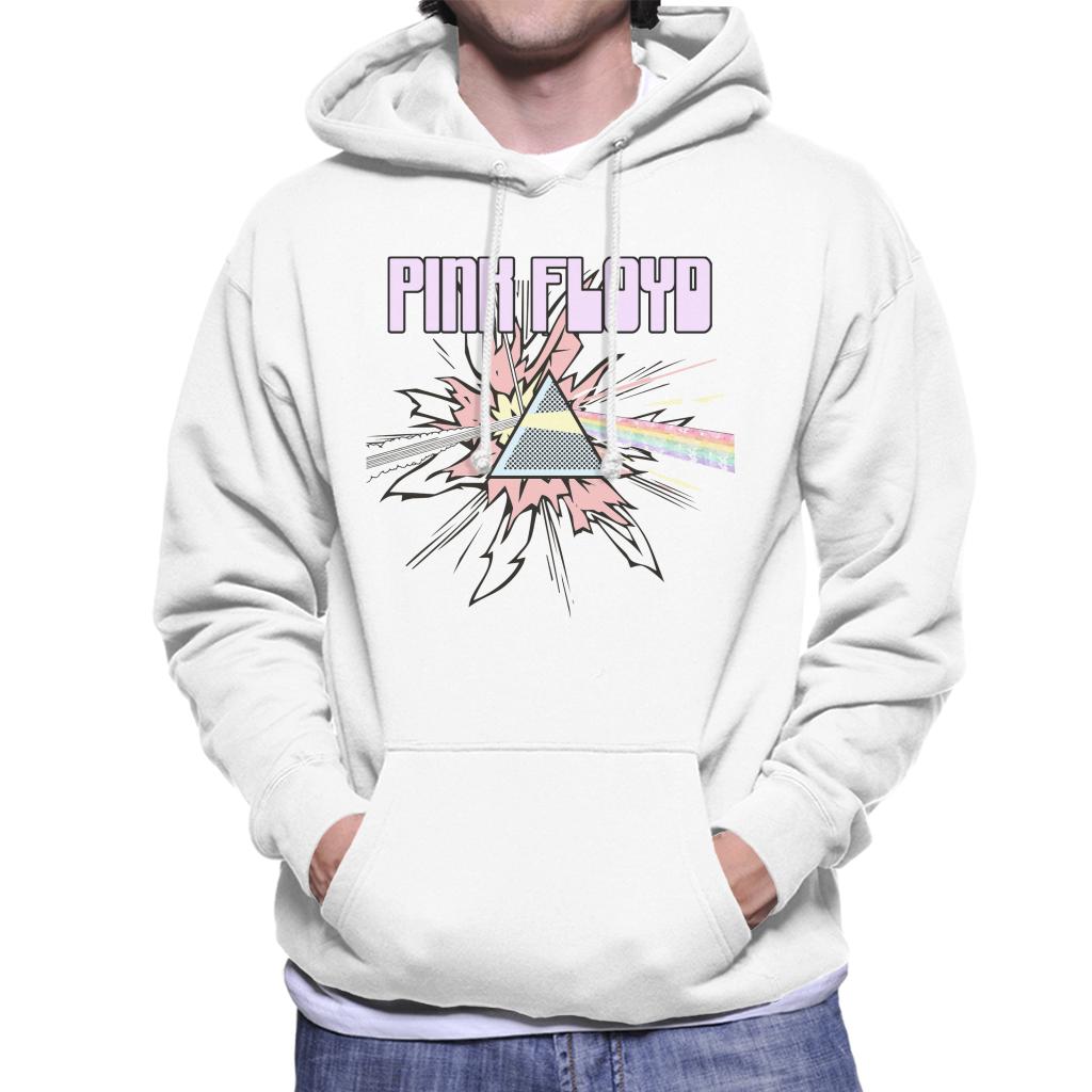 Pink Floyd Pastel Prism Men's Hooded Sweatshirt-ALL + EVERY