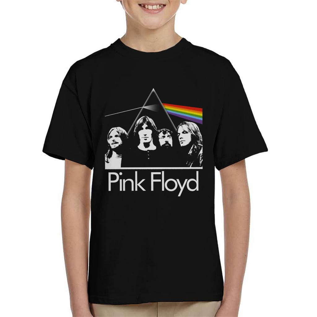 Pink Floyd Bandmates Prism Montage Kid's T-Shirt-ALL + EVERY