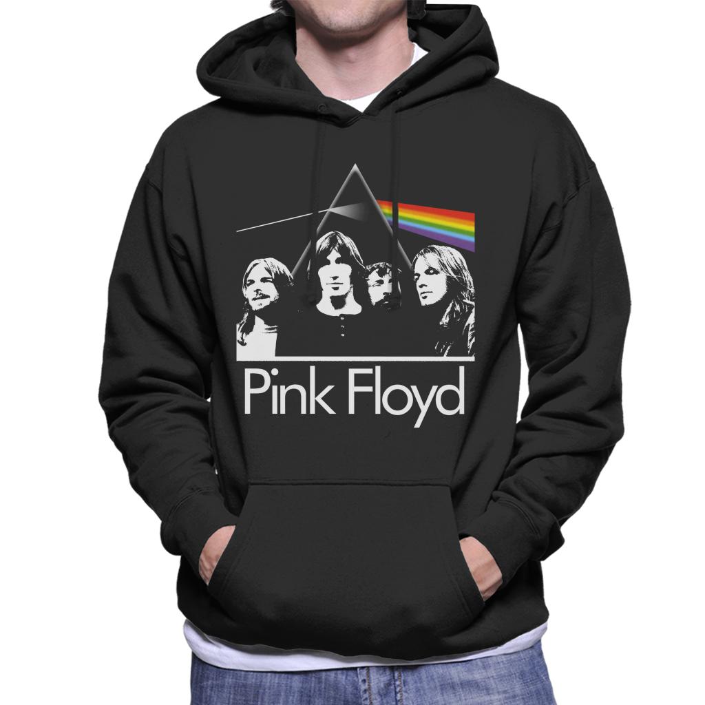 Pink Floyd Bandmates Prism Montage Men's Hooded Sweatshirt-ALL + EVERY