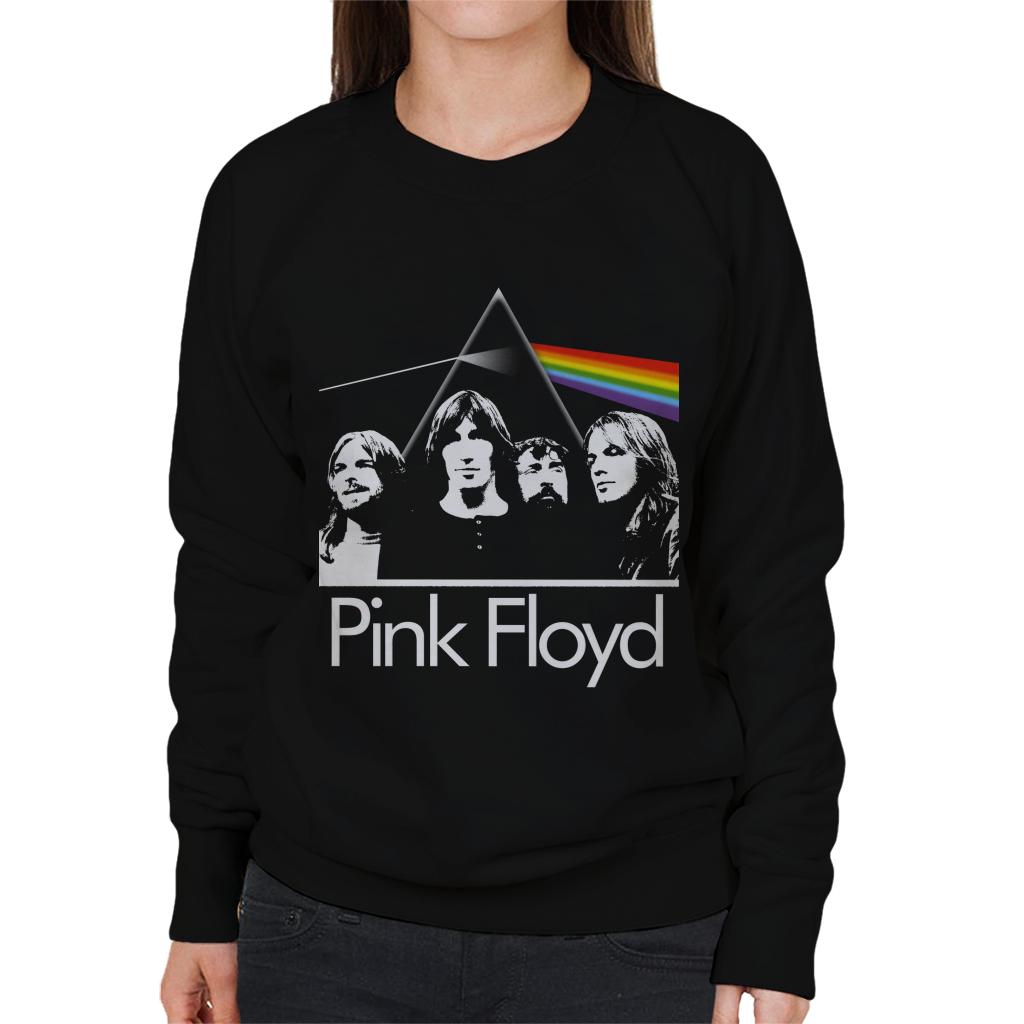 Pink Floyd Bandmates Prism Montage Women's Sweatshirt-ALL + EVERY