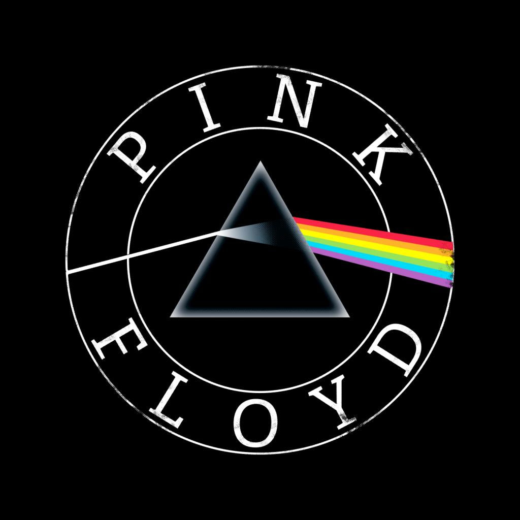 Pink Floyd Dark Side Of The Moon Circle Logo Men's T-Shirt-ALL + EVERY