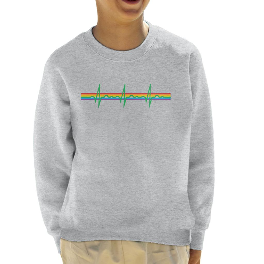 Pink Floyd Dark Side Of The Moon Heartbeat Kid's Sweatshirt-ALL + EVERY