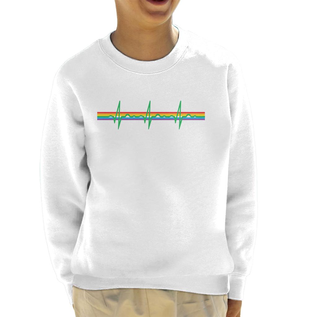 Pink Floyd Dark Side Of The Moon Heartbeat Kid's Sweatshirt-ALL + EVERY