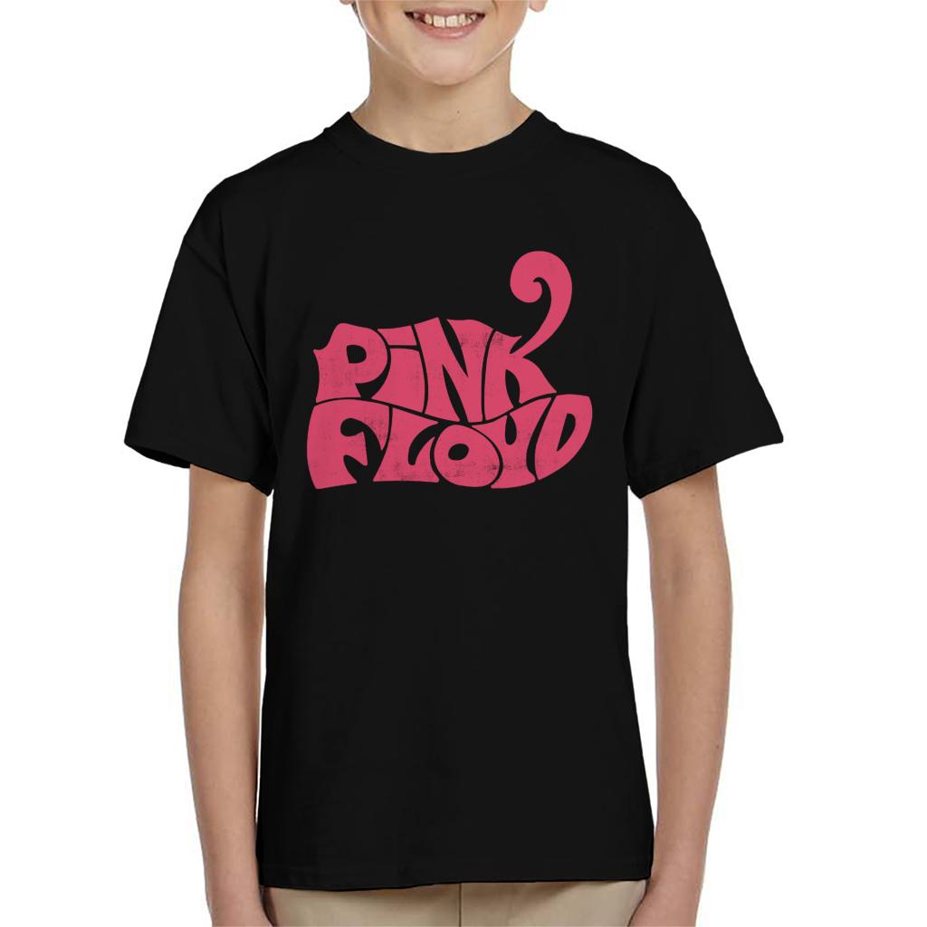 Pink Floyd Retro Logo Kid's T-Shirt-ALL + EVERY