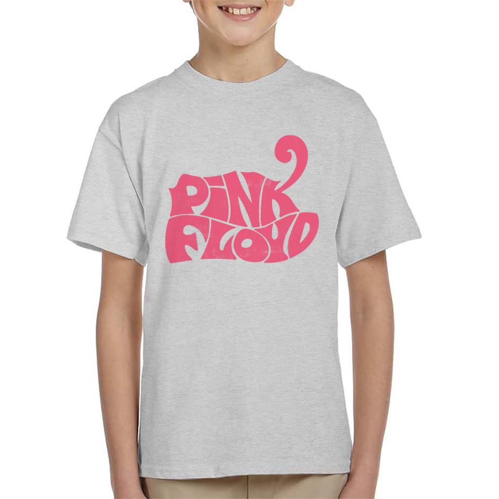 Pink Floyd Retro Logo Kid's T-Shirt-ALL + EVERY