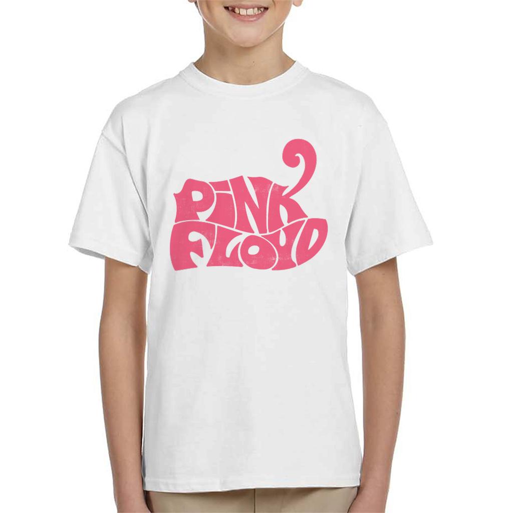 Pink Floyd Retro Logo Kid's T-Shirt-ALL + EVERY