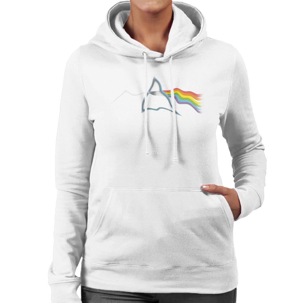 Pink Floyd The Dark Side Of The Moon Ripple Women's Hooded Sweatshirt-ALL + EVERY