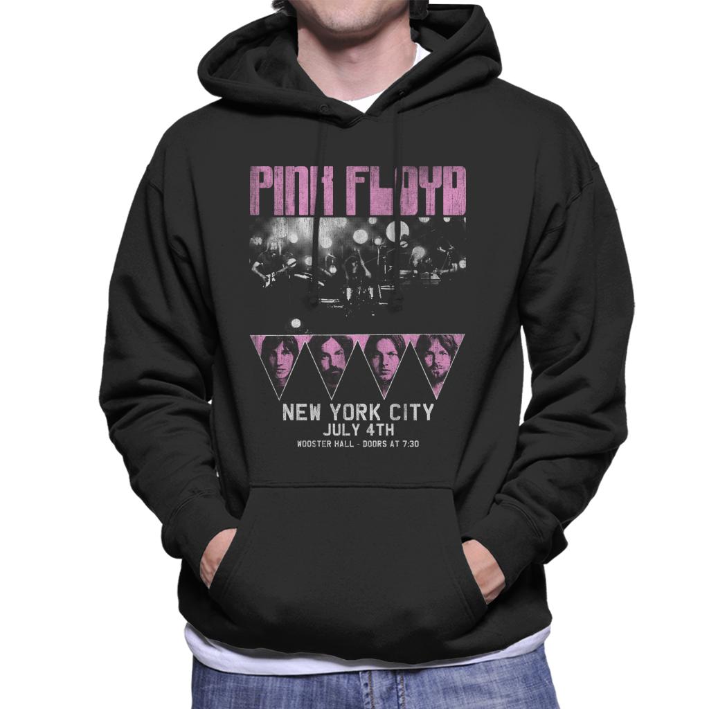 Pink Floyd July 4th New York City Tour Men's Hooded Sweatshirt-ALL + EVERY