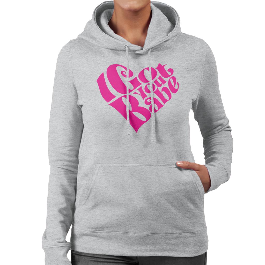 Sonny & Cher I Got You Babe Women's Hooded Sweatshirt-ALL + EVERY