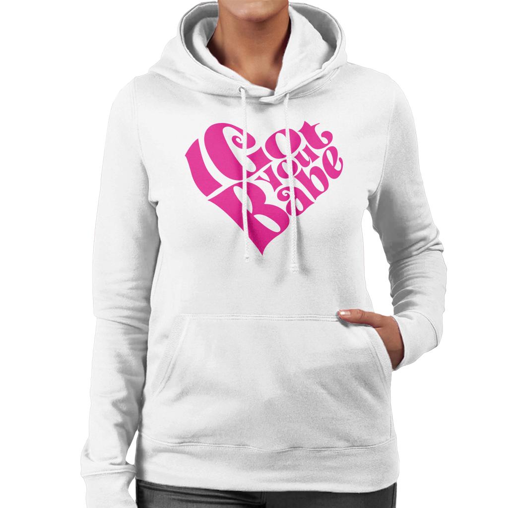 Sonny & Cher I Got You Babe Women's Hooded Sweatshirt-ALL + EVERY