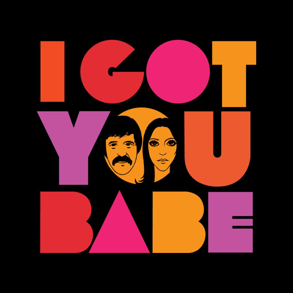 Sonny & Cher Headshot I Got You Babe Men's T-Shirt-ALL + EVERY