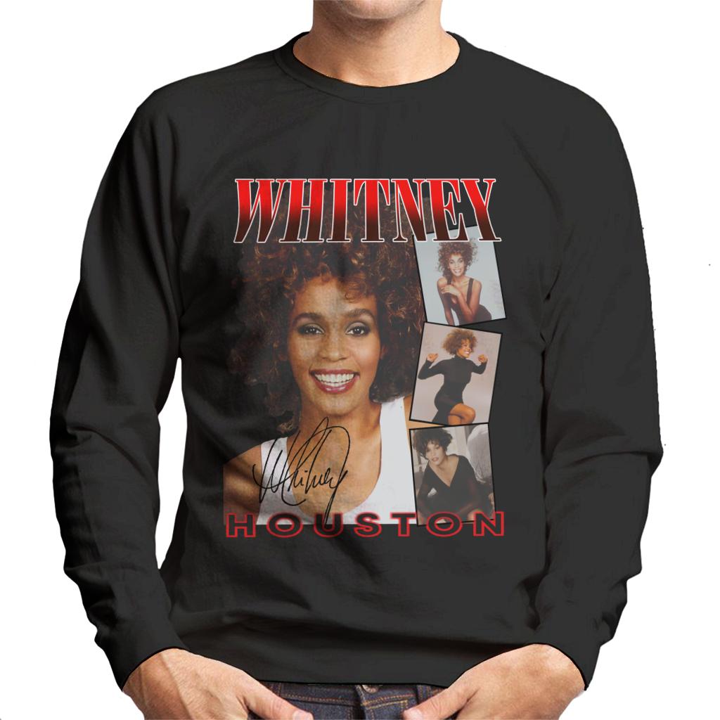 Whitney Houston Photos Montage Men's Sweatshirt-ALL + EVERY