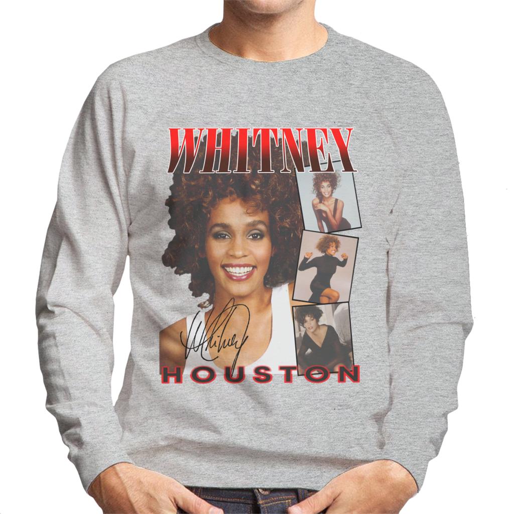 Whitney Houston Photos Montage Men's Sweatshirt-ALL + EVERY