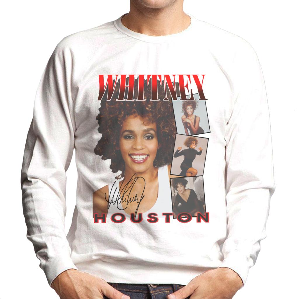 Whitney Houston Photos Montage Men's Sweatshirt-ALL + EVERY