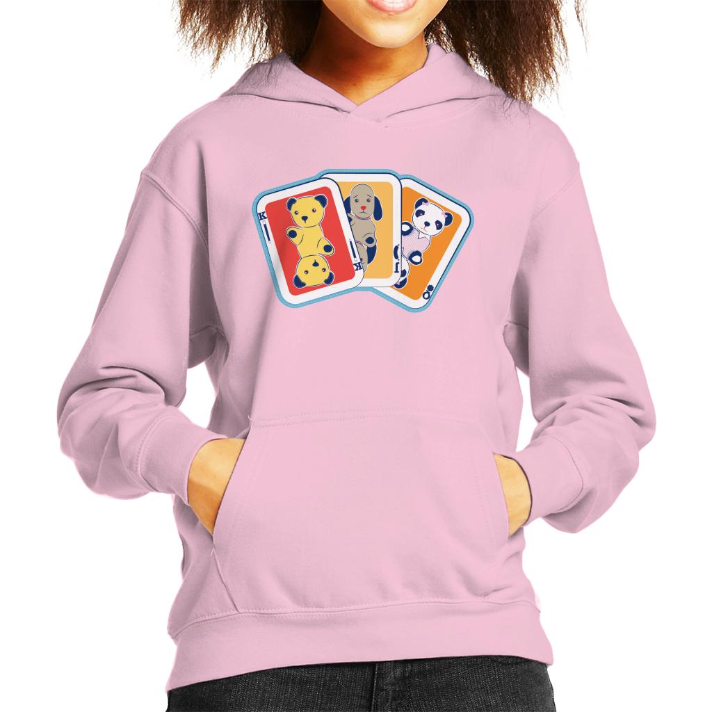 Sooty Playing Card Trio Kids Hooded Sweatshirt-ALL + EVERY