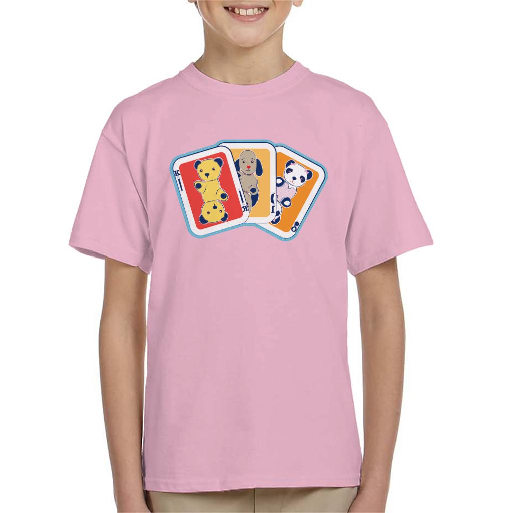 Sooty Playing Card Trio Kids T-Shirt-ALL + EVERY