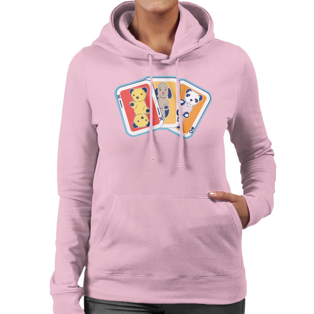 Sooty Playing Card Trio Women's Hooded Sweatshirt-ALL + EVERY