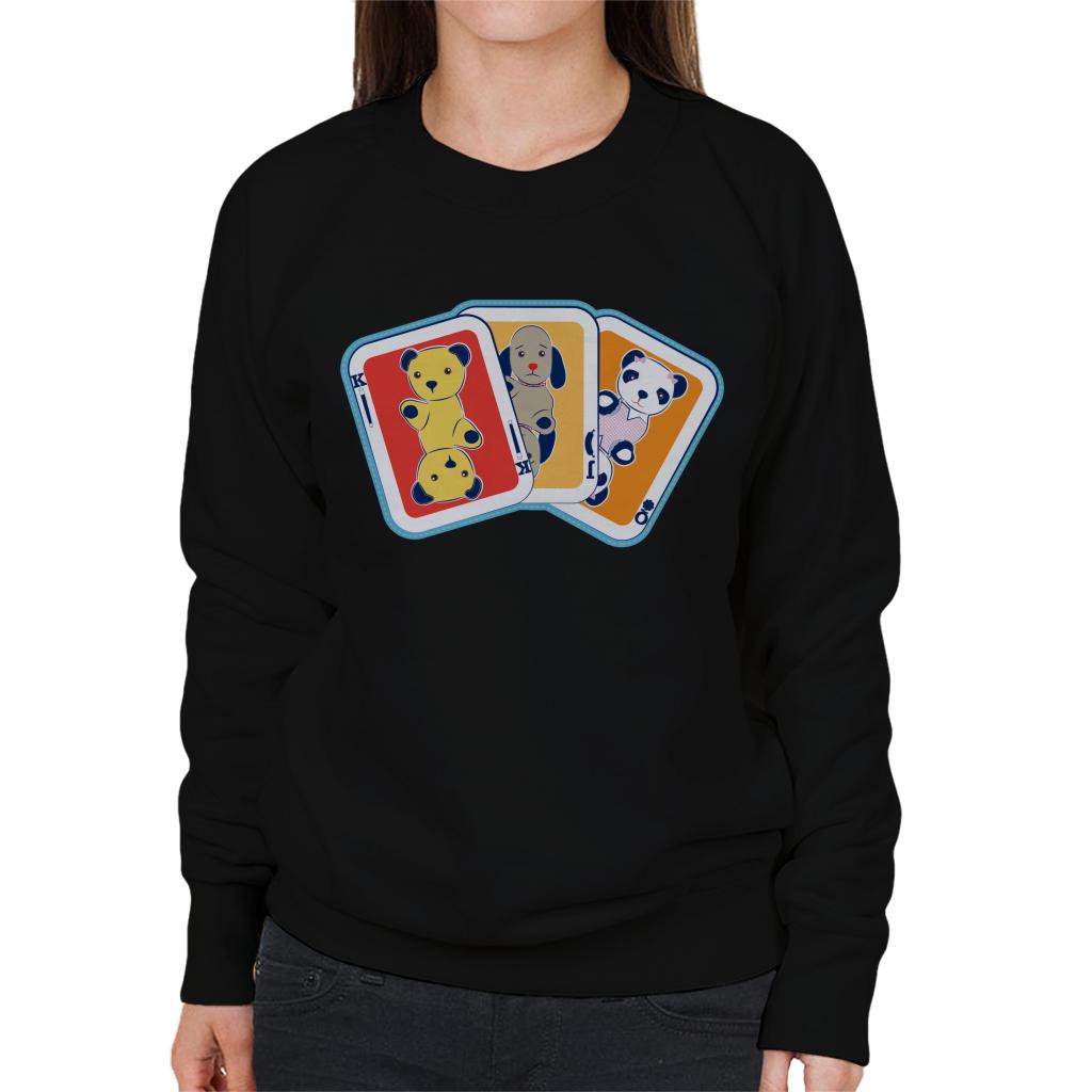 Sooty Playing Card Trio Women's Sweatshirt-ALL + EVERY