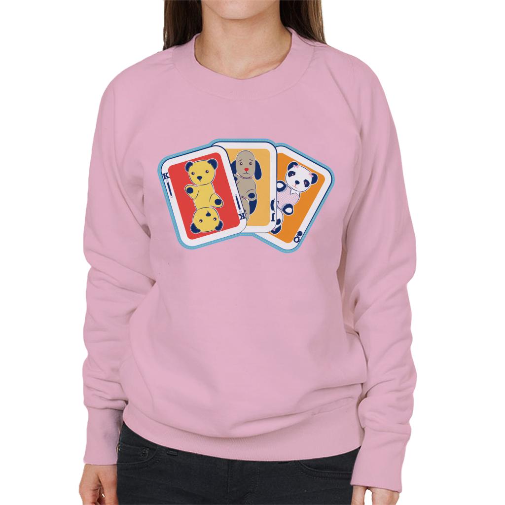 Sooty Playing Card Trio Women's Sweatshirt-ALL + EVERY