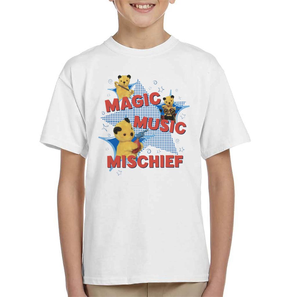 Sooty Magic Music Mischief Kids T-Shirt-ALL + EVERY