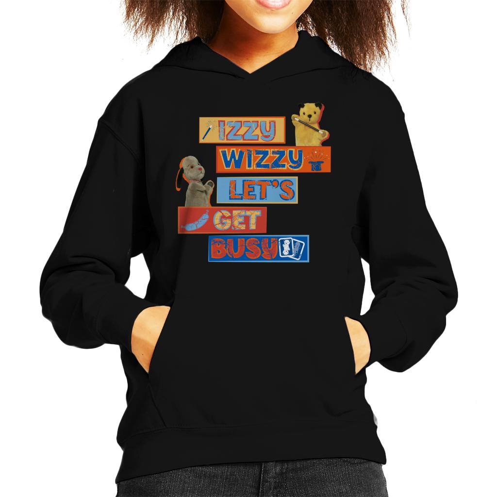 Sooty Izzy Wizzy Let's Get Busy Kids Hooded Sweatshirt-ALL + EVERY