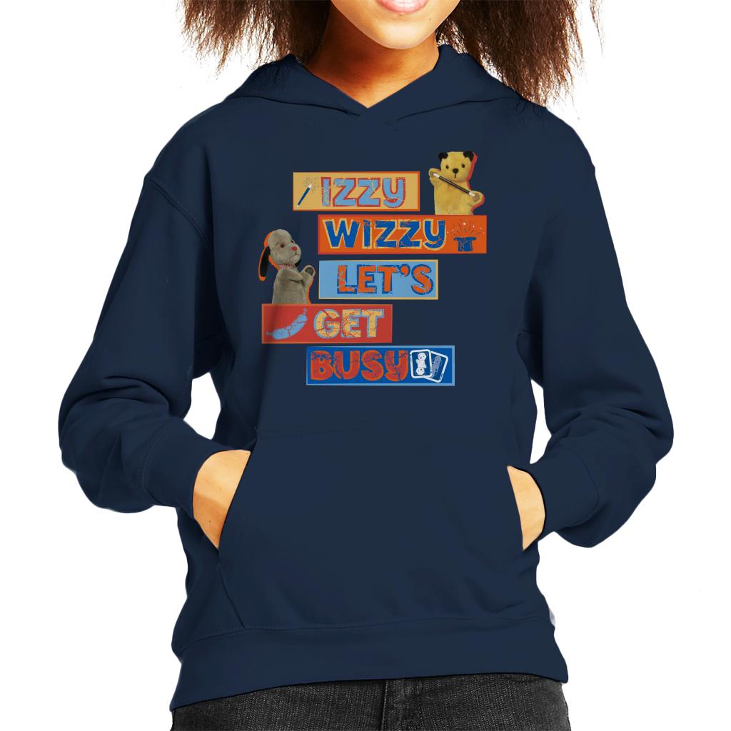 Sooty Izzy Wizzy Let's Get Busy Kids Hooded Sweatshirt-ALL + EVERY