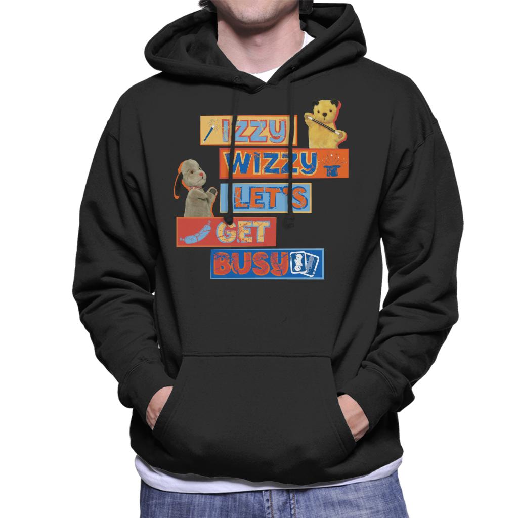 Sooty Izzy Wizzy Let's Get Busy Men's Hooded Sweatshirt-ALL + EVERY