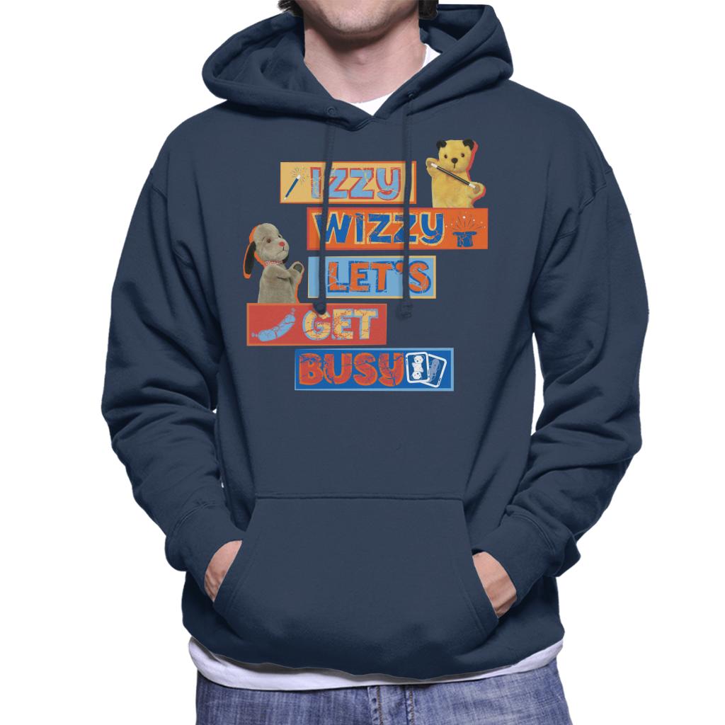 Sooty Izzy Wizzy Let's Get Busy Men's Hooded Sweatshirt-ALL + EVERY