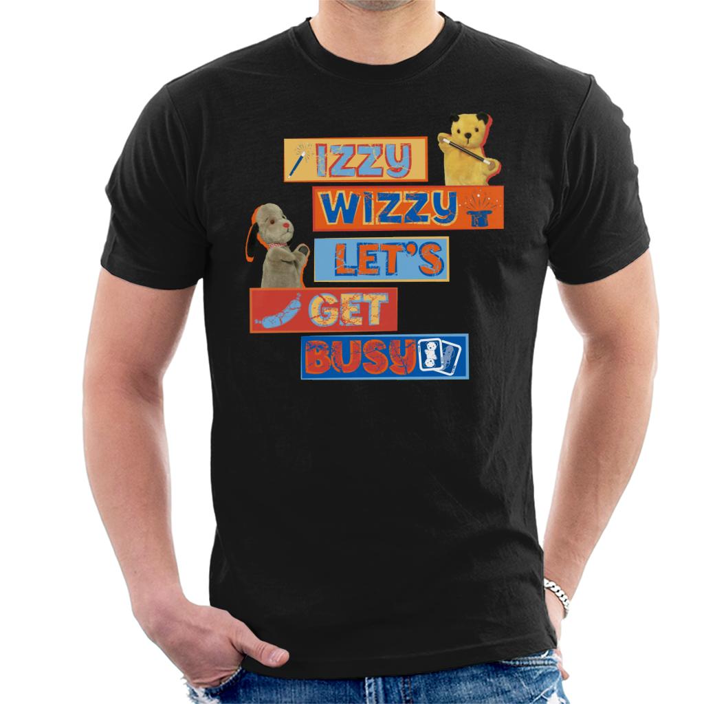 Sooty Izzy Wizzy Let's Get Busy Men's T-Shirt-ALL + EVERY