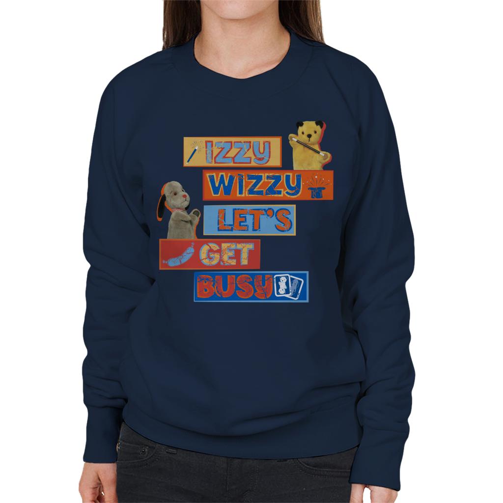 Sooty Izzy Wizzy Let's Get Busy Women's Sweatshirt-ALL + EVERY