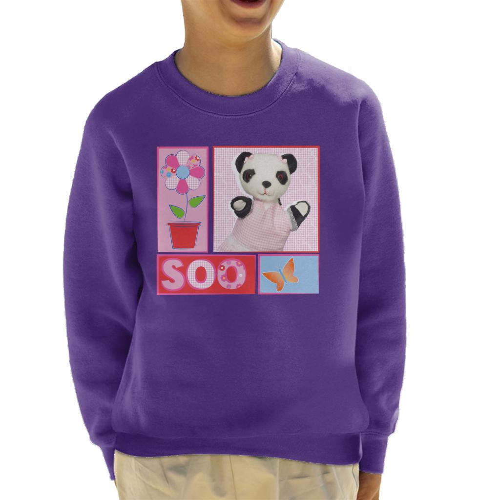 Sooty Soo Retro Floral Kids Sweatshirt-ALL + EVERY