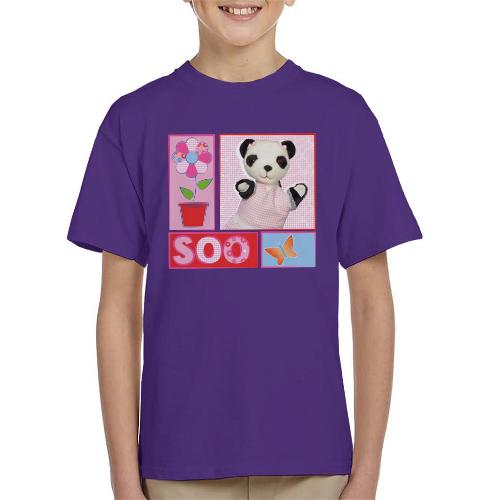 Sooty Soo Retro Floral Kids T-Shirt-ALL + EVERY