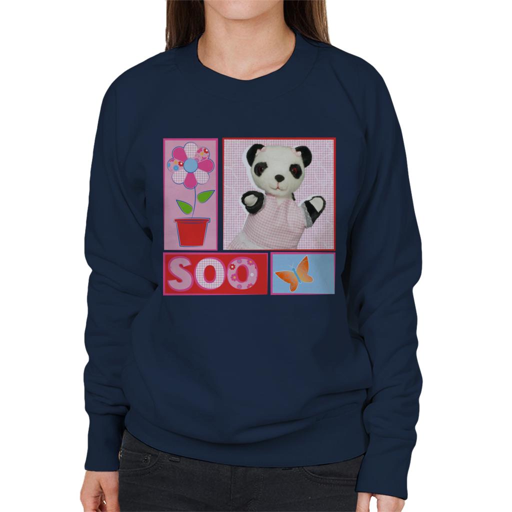 Sooty Soo Retro Floral Women's Sweatshirt-ALL + EVERY