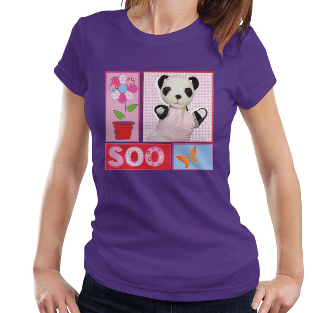 Sooty Soo Retro Floral Women's T-Shirt-ALL + EVERY