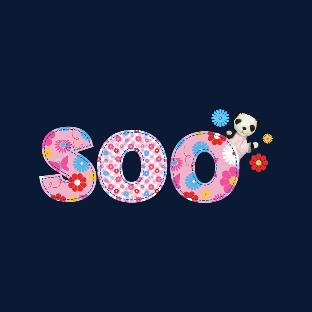 Sooty Soo Floral Pattern Text Women's T-Shirt-ALL + EVERY