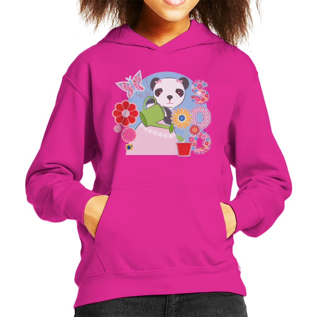 Sooty Soo Watering Flowers Kids Hooded Sweatshirt-ALL + EVERY