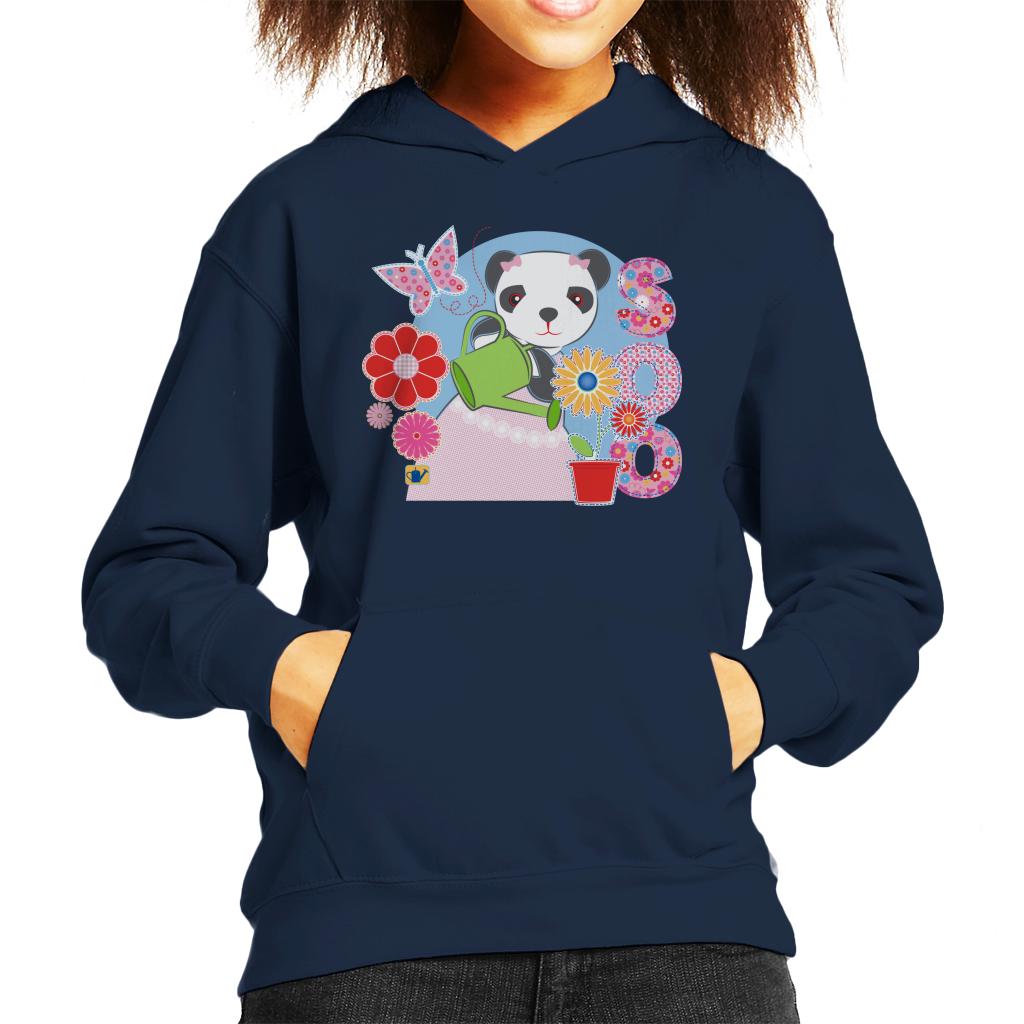 Sooty Soo Watering Flowers Kids Hooded Sweatshirt-ALL + EVERY