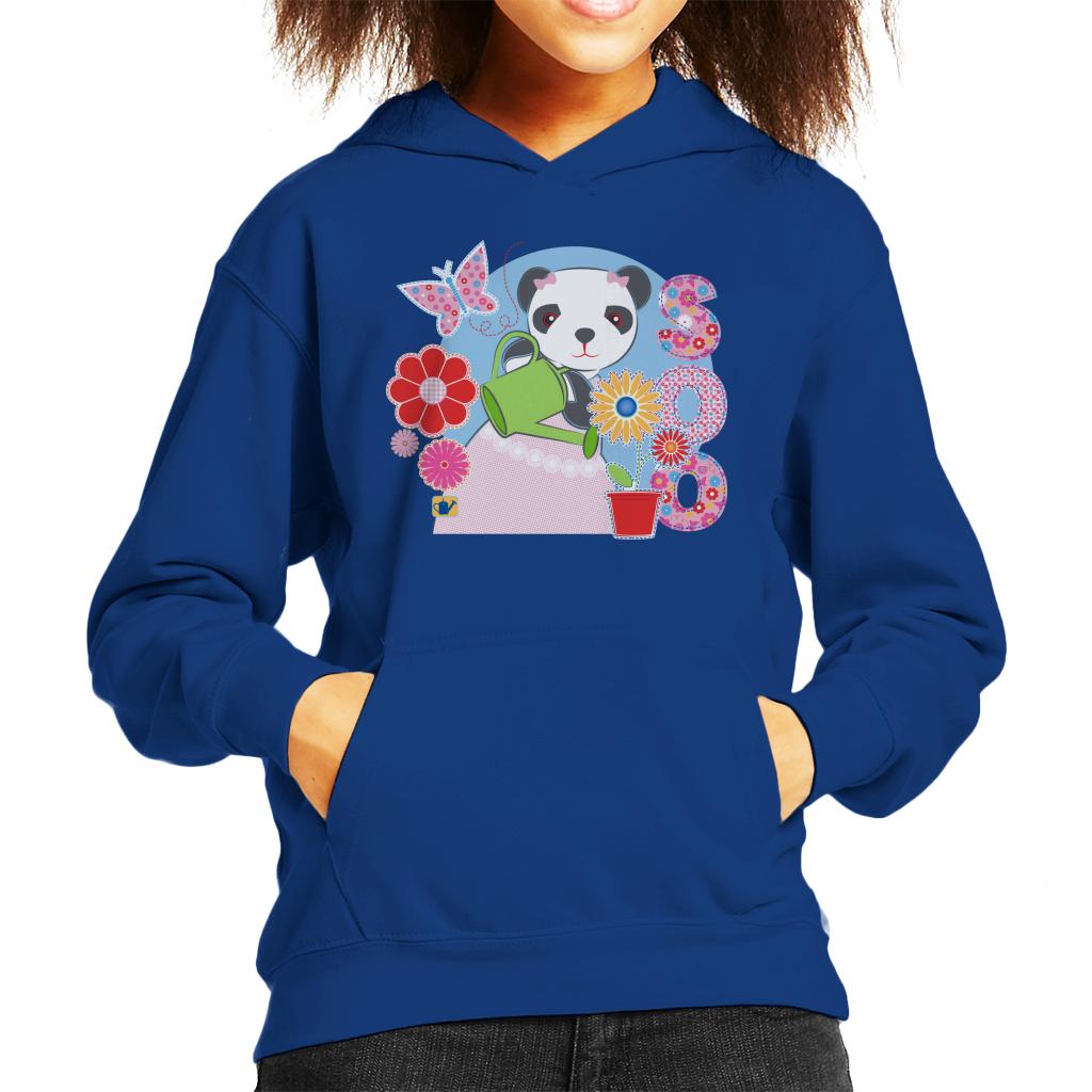 Sooty Soo Watering Flowers Kids Hooded Sweatshirt-ALL + EVERY