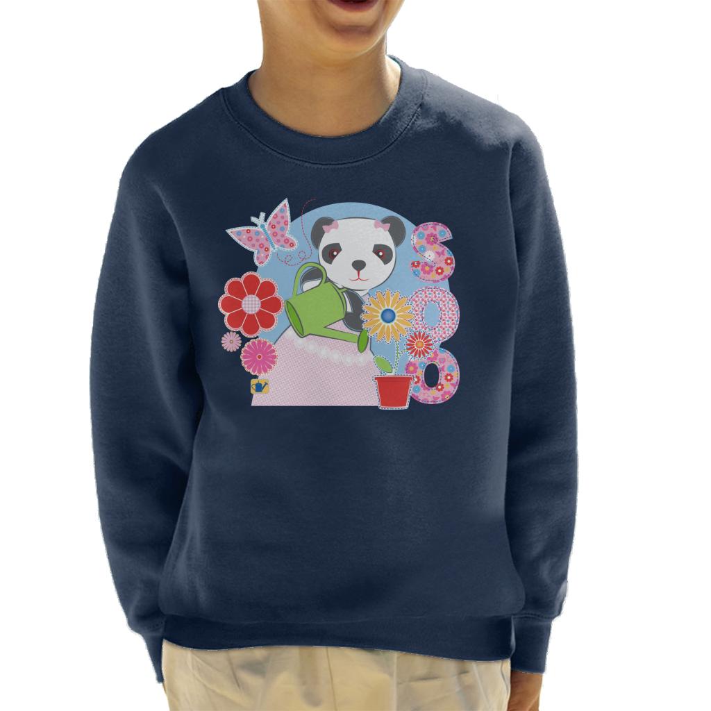 Sooty Soo Watering Flowers Kids Sweatshirt-ALL + EVERY