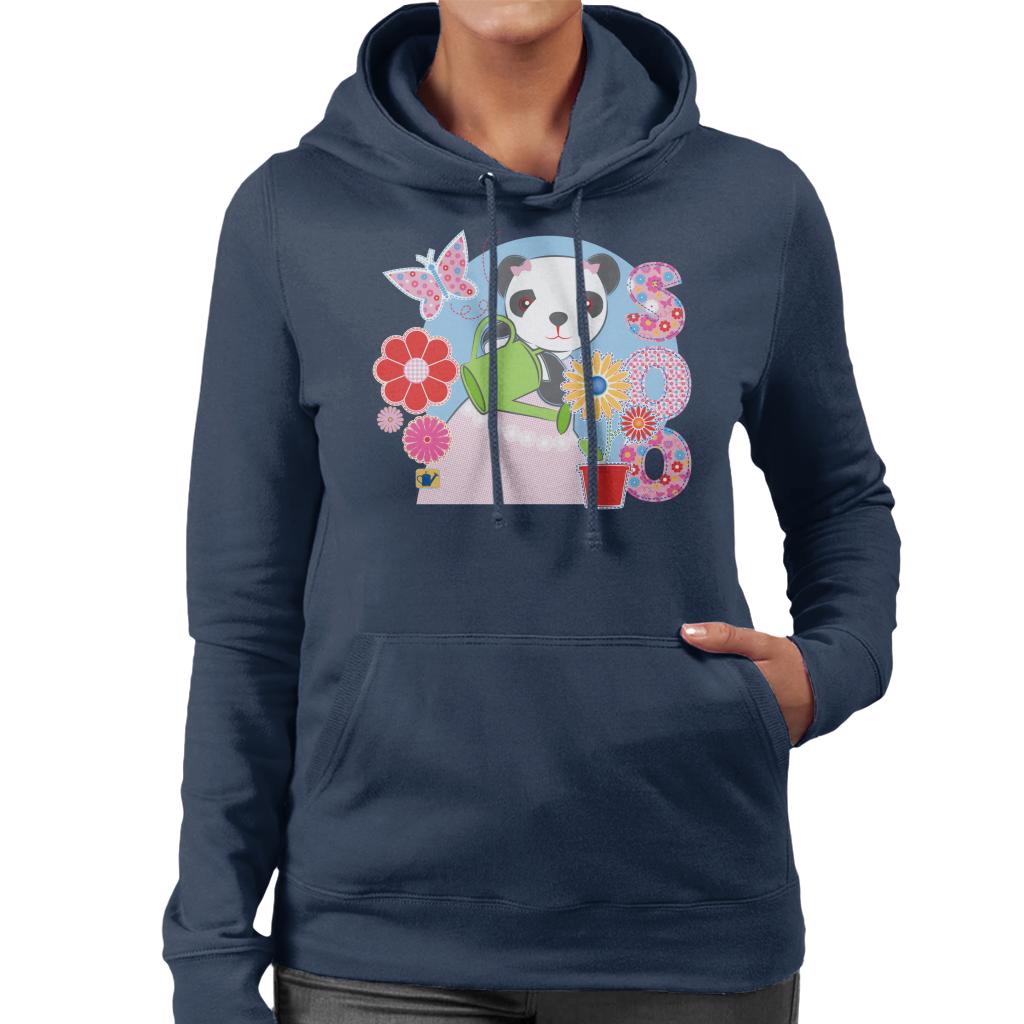 Sooty Soo Watering Flowers Women's Hooded Sweatshirt-ALL + EVERY