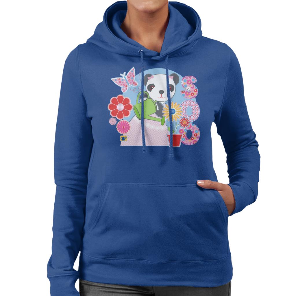 Sooty Soo Watering Flowers Women's Hooded Sweatshirt-ALL + EVERY