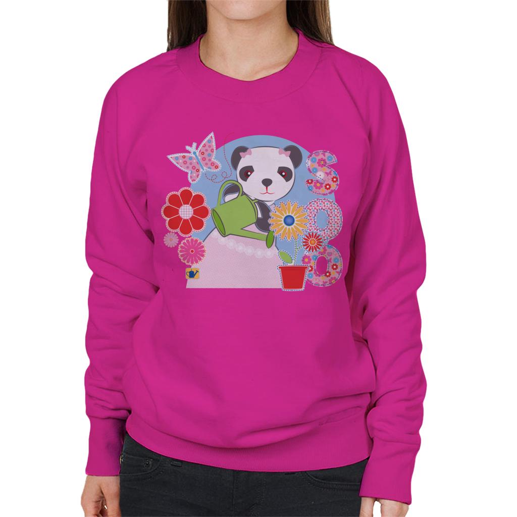 Sooty Soo Watering Flowers Women's Sweatshirt-ALL + EVERY