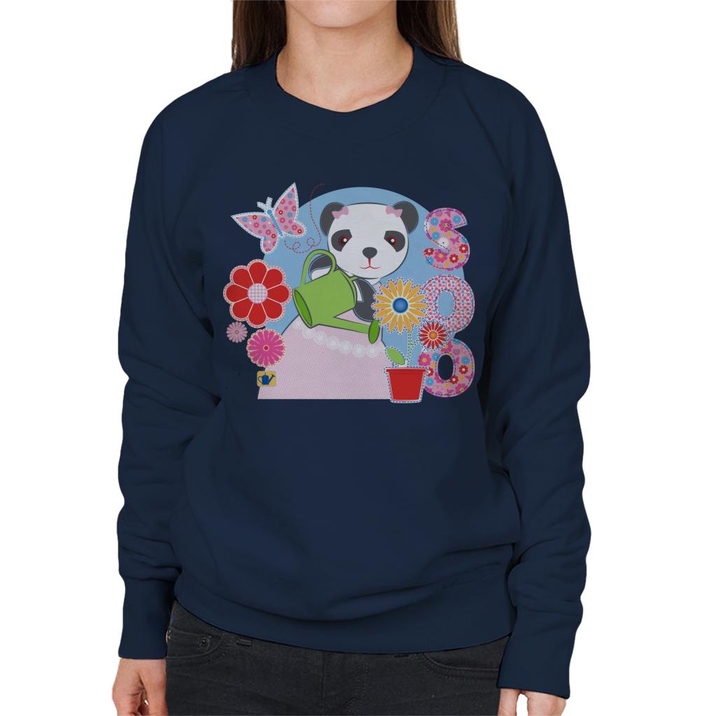 Sooty Soo Watering Flowers Women's Sweatshirt-ALL + EVERY