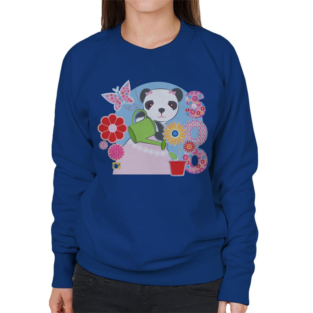 Sooty Soo Watering Flowers Women's Sweatshirt-ALL + EVERY