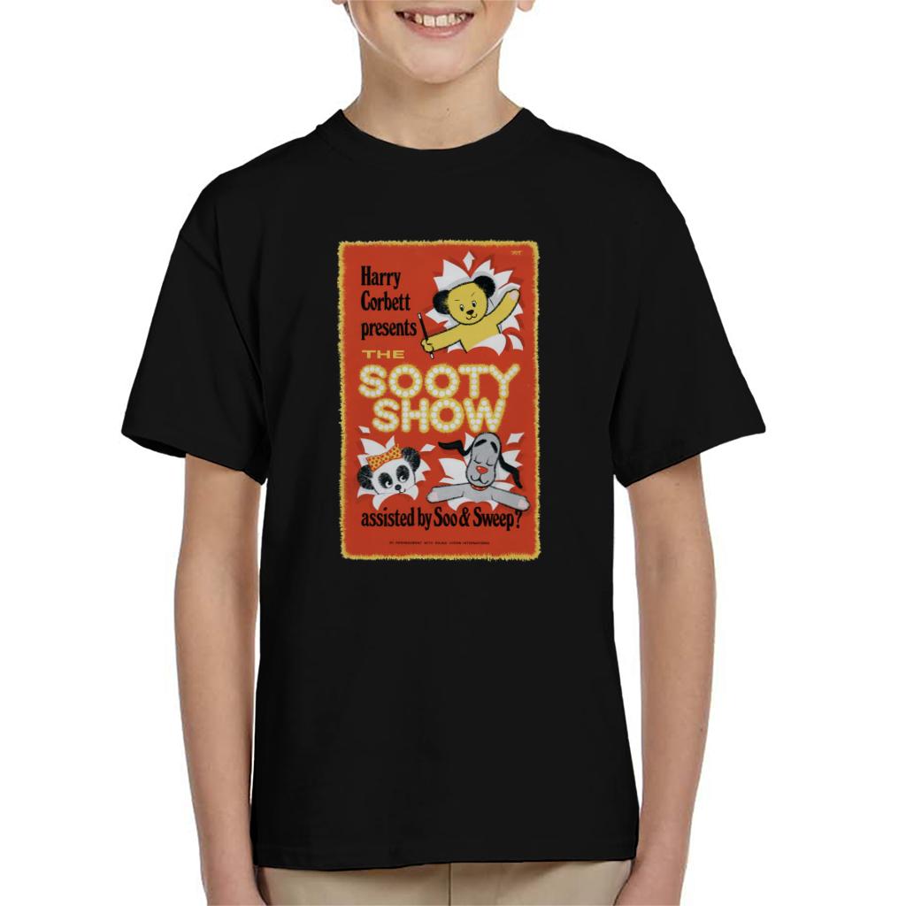 Sooty Show Retro Poster Kids T-Shirt-ALL + EVERY