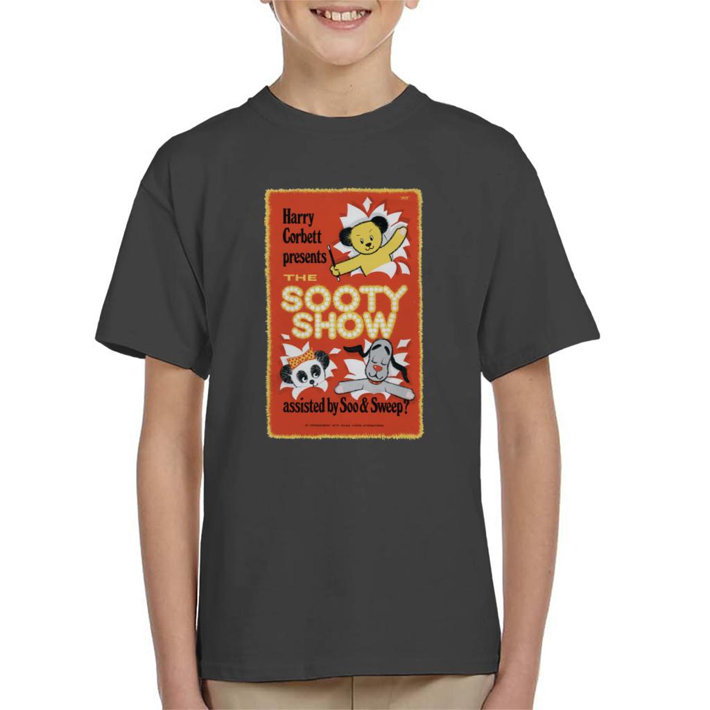 Sooty Show Retro Poster Kids T-Shirt-ALL + EVERY