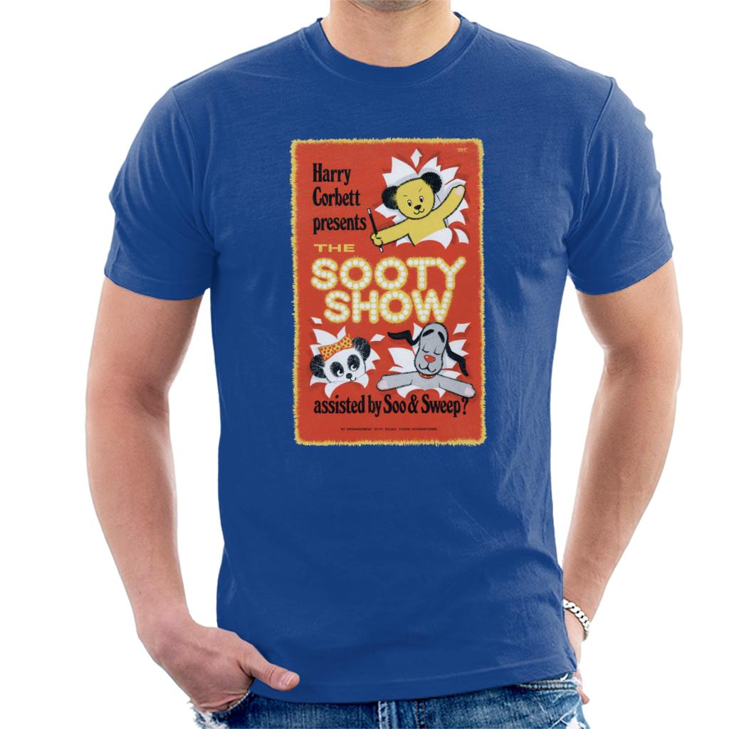 Sooty Show Retro Poster Men's T-Shirt-ALL + EVERY