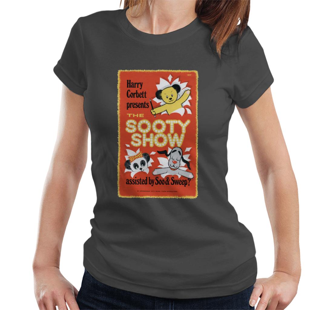 Sooty Show Retro Poster Women's T-Shirt-ALL + EVERY