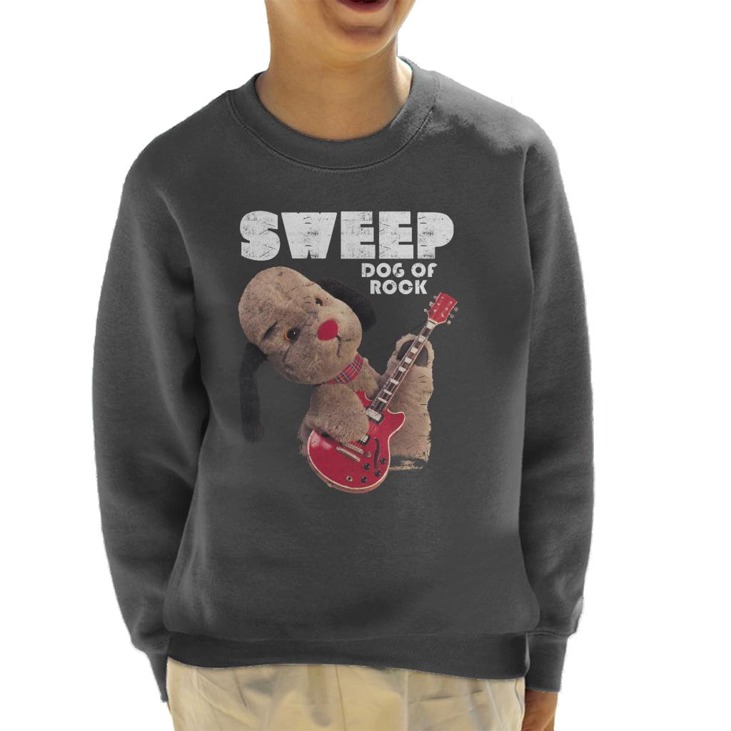 Sooty Dog Of Rock Sweep Kids Sweatshirt-ALL + EVERY